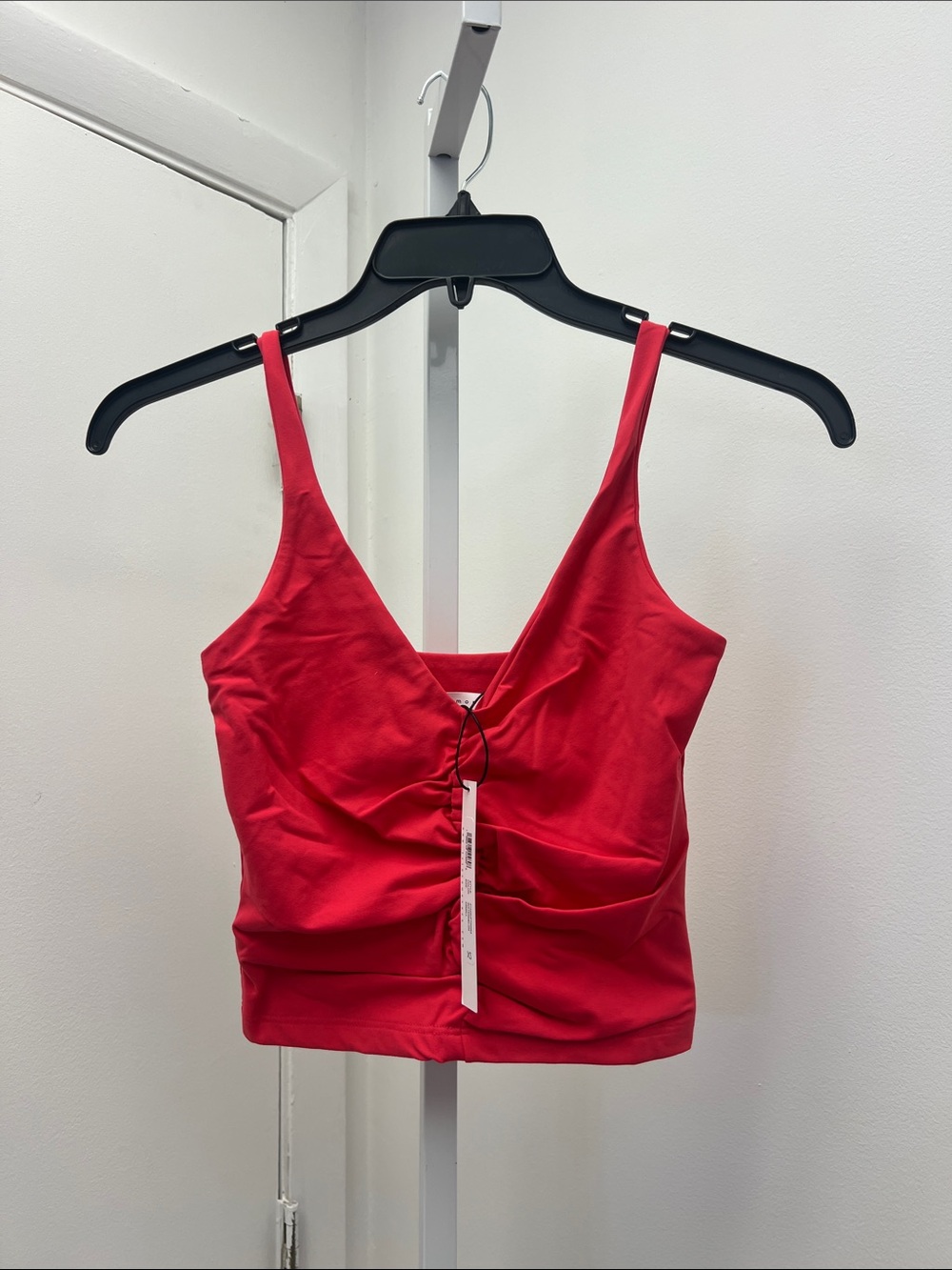 Susana Monaco gathered front tank in watermelon XS
